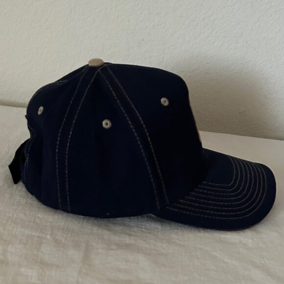 Firefighter Bear Hug California Navy Trucker Baseball Hat Cap Adjustable - Picture 8 of 9